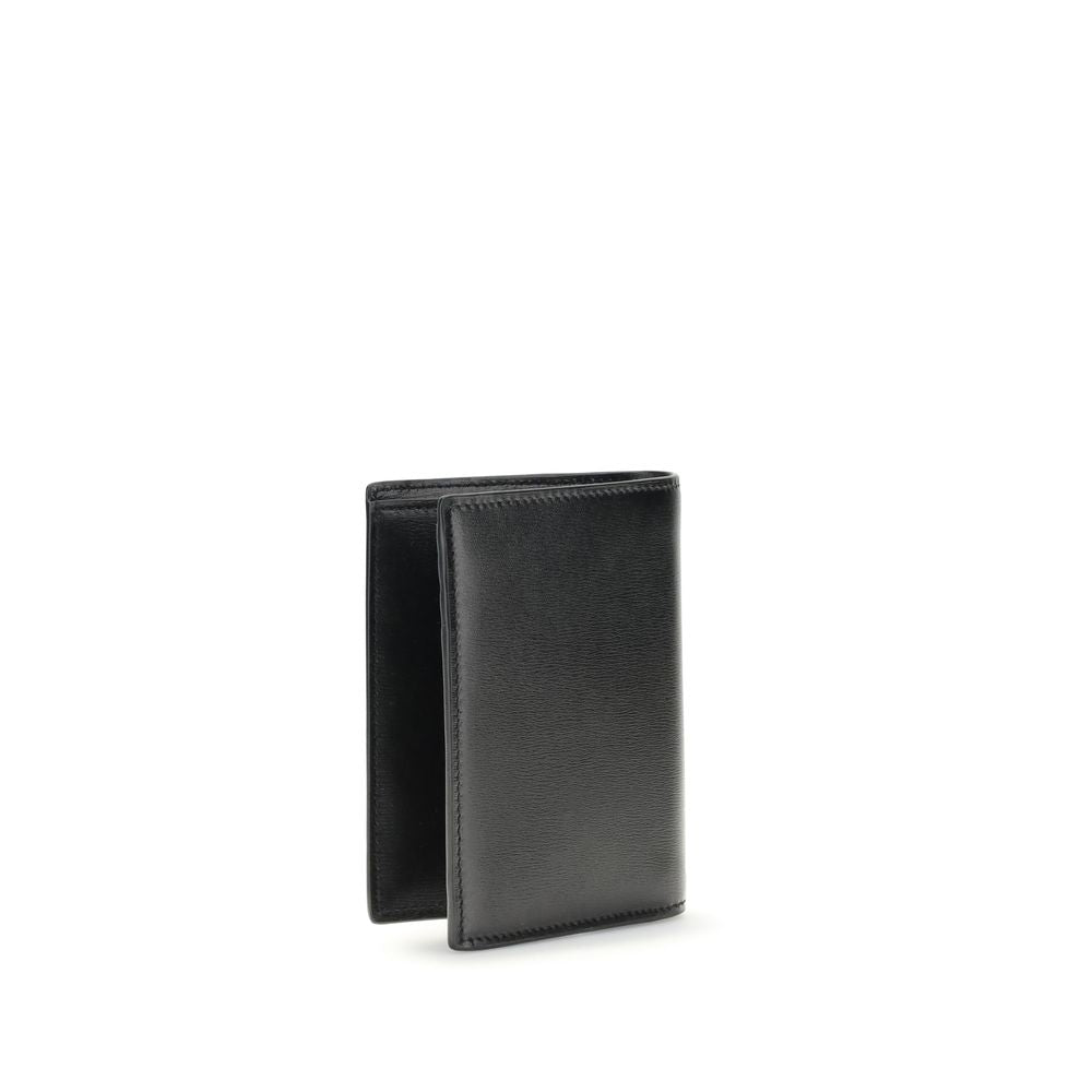 Saint Laurent Black Calf Leather Bos Taurus Wallet
