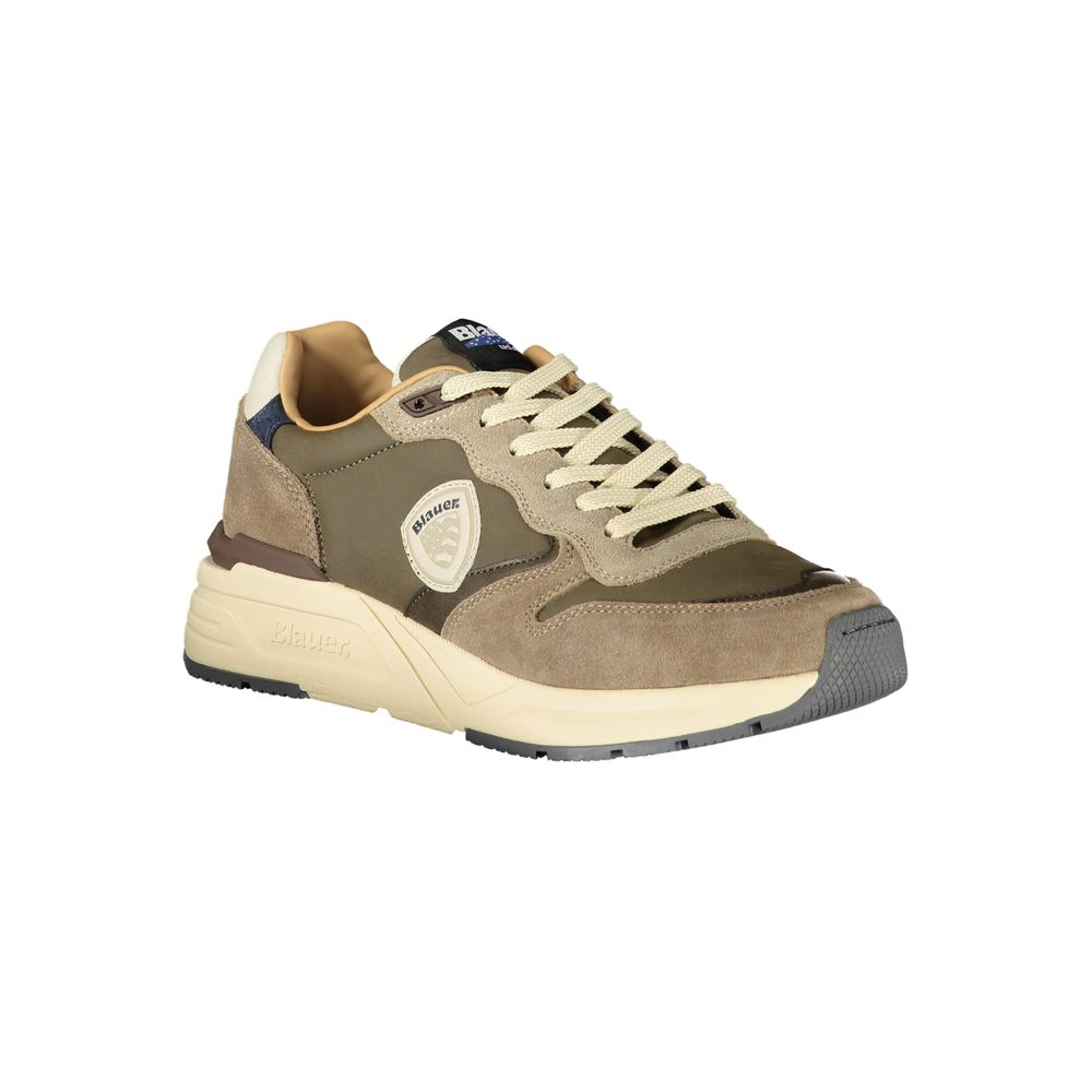 Blauer Gray Leather Men Sneaker