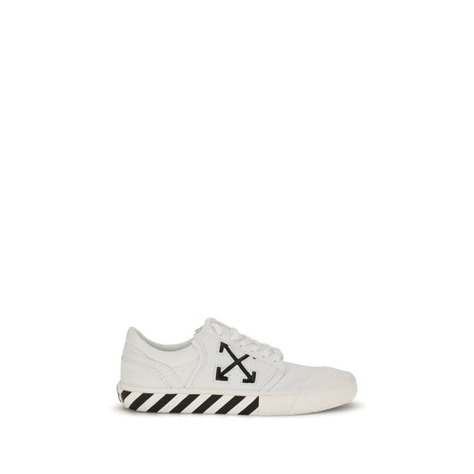 Off-White White Calf Leather Bos Taurus Low Top Sneakers