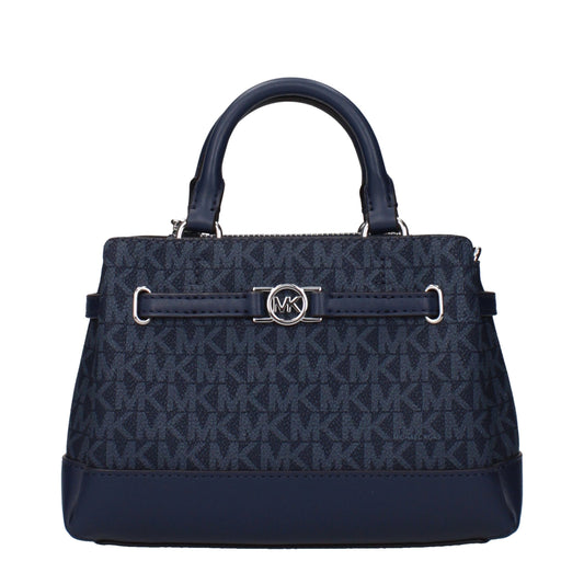 Michael Kors Blue Fabric Handbag