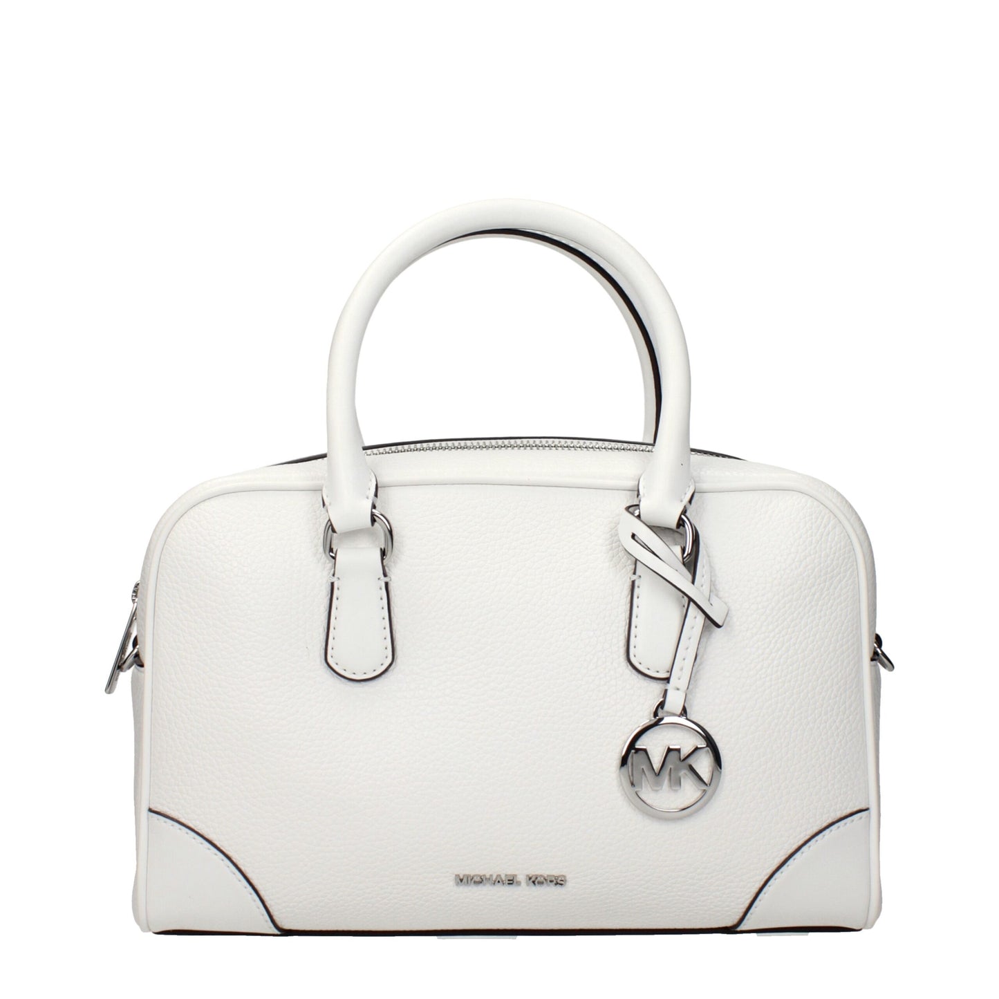 Michael Kors White Leather Handbag