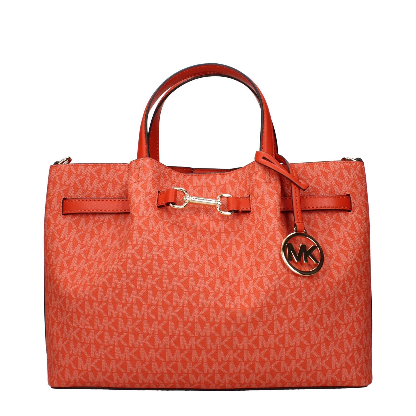 Michael Kors Orange Fabric Handbag