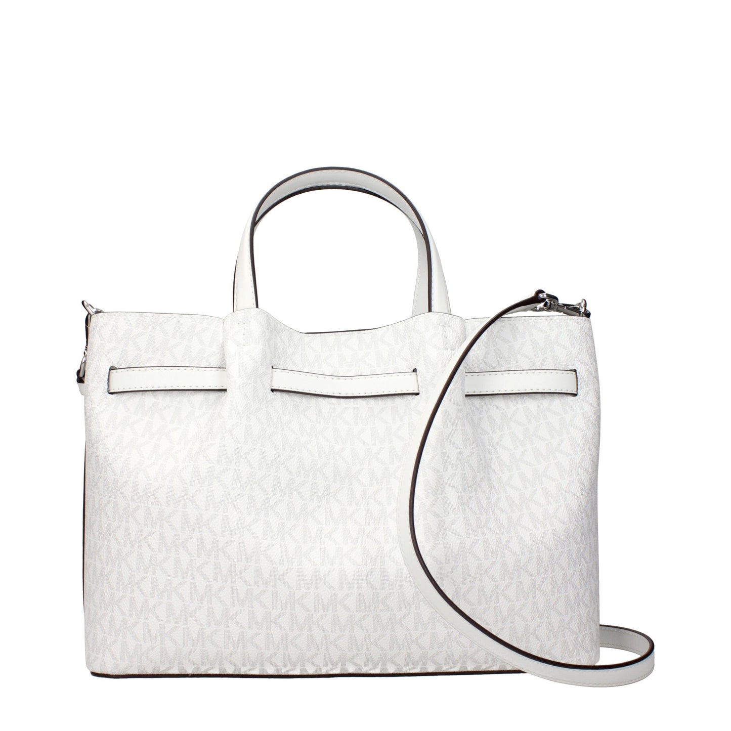 Michael Kors White Fabric Handbag