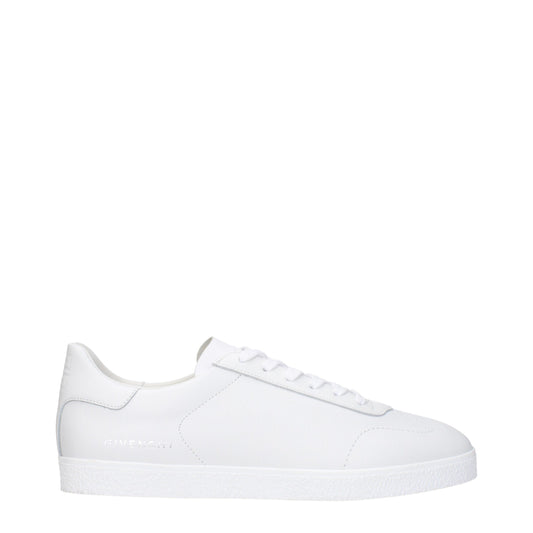 Givenchy White Leather Low Top Sneakers