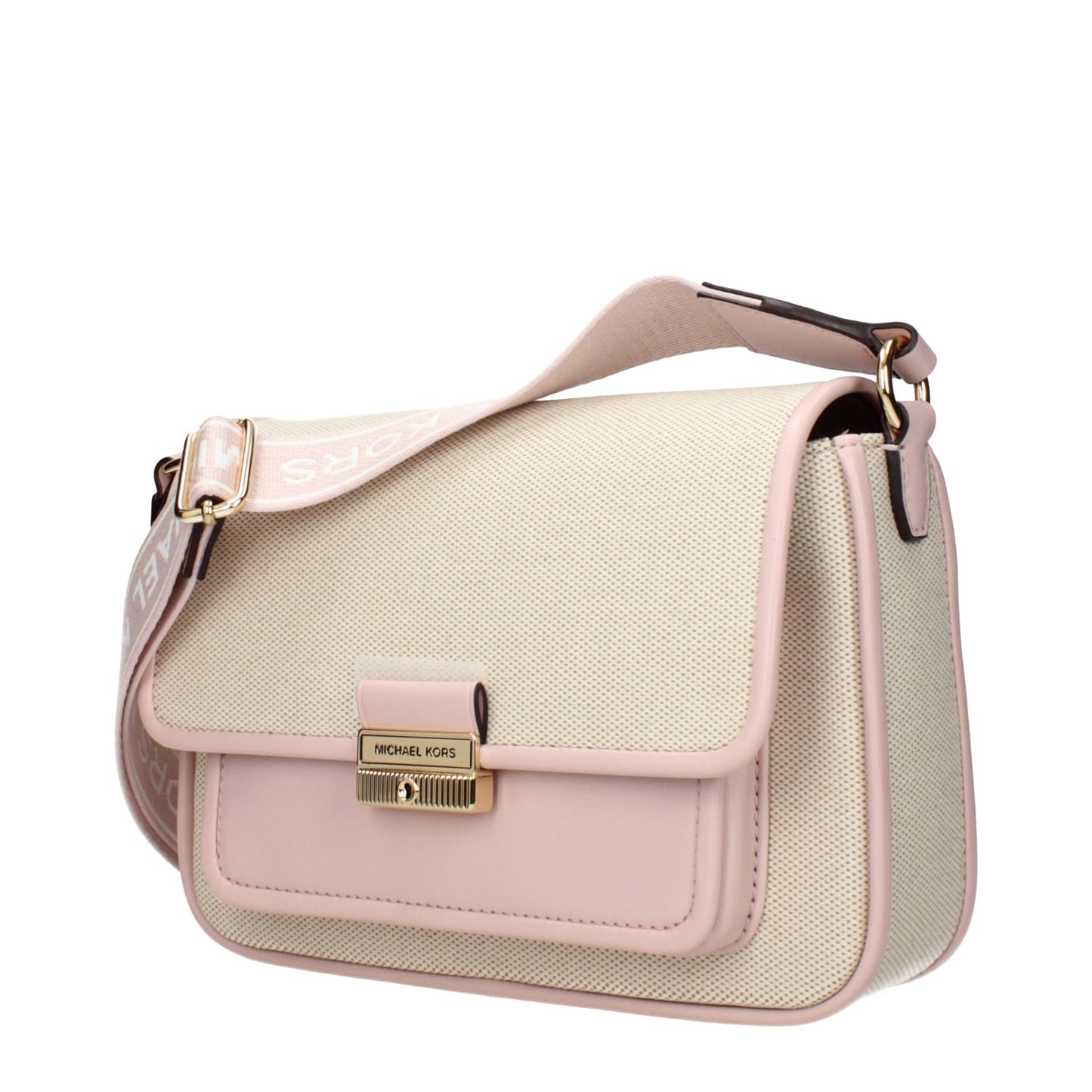 Michael Kors Beige Fabric Crossbody Bag