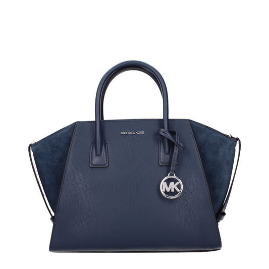 Michael Kors Blue Leather Handbags