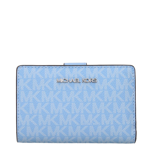 Michael Kors Light Blue Leather Wallet