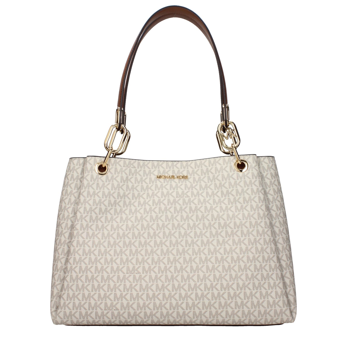 Michael Kors Beige Fabric Shoulder Bags
