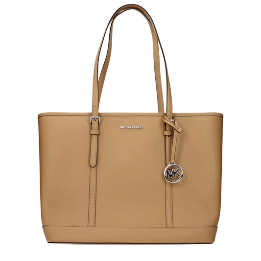 Michael Kors Brown Leather Shoulder Bags