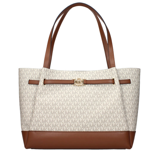 Michael Kors Beige Fabric Shoulder Bag
