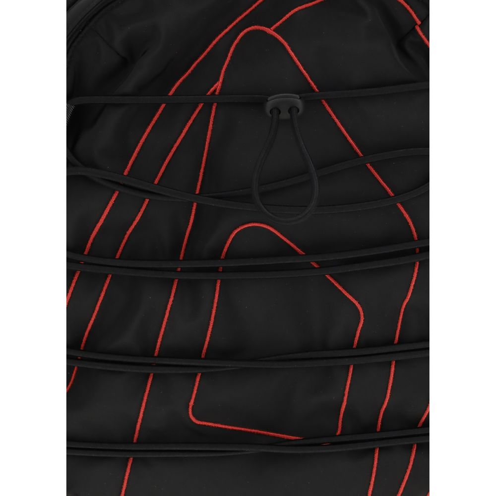 Diesel Black Polyester Backpack