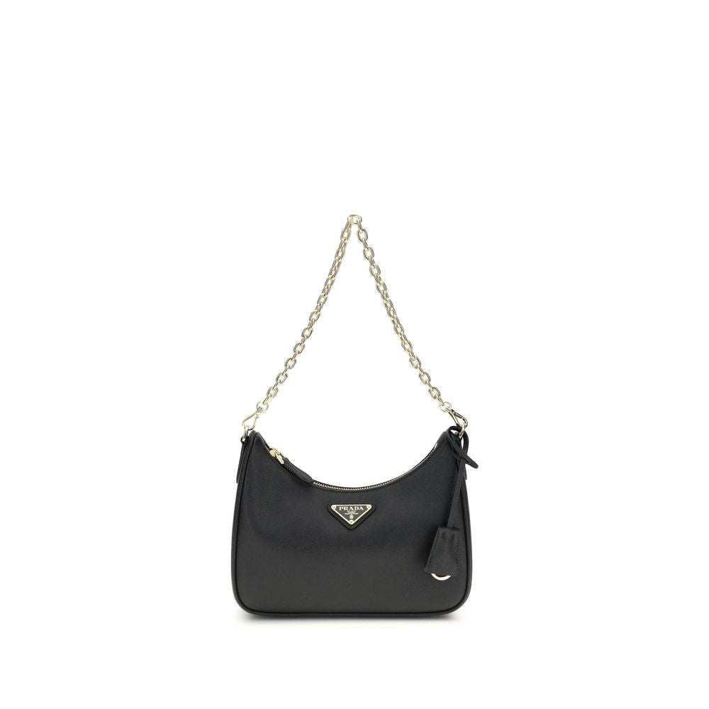 Prada Black Recycled Polyamide Shoulder Bag