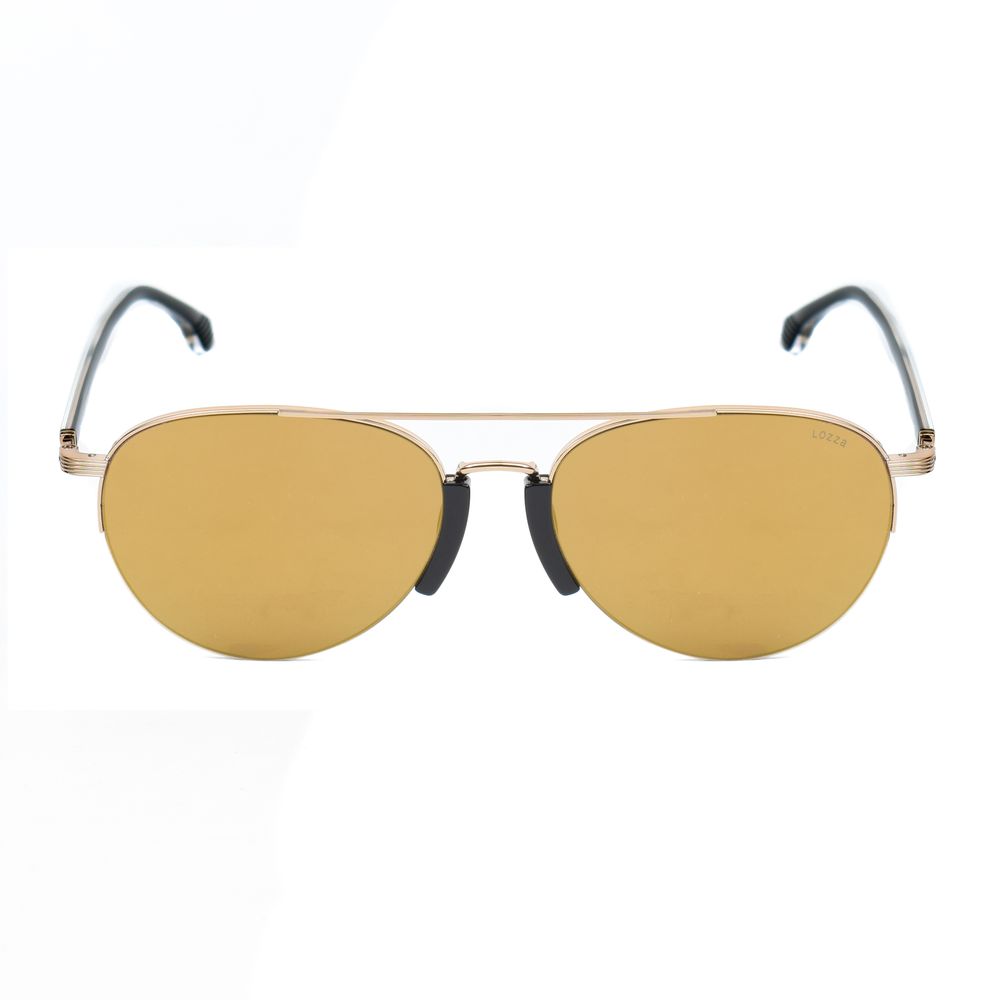 Lozza Gold Metal Sunglasses