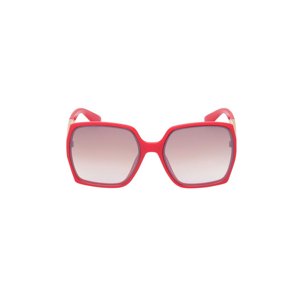 Guess Red Resin Sunglasses