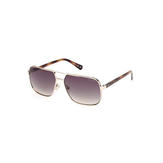 Guess Gold Metal Sunglasses