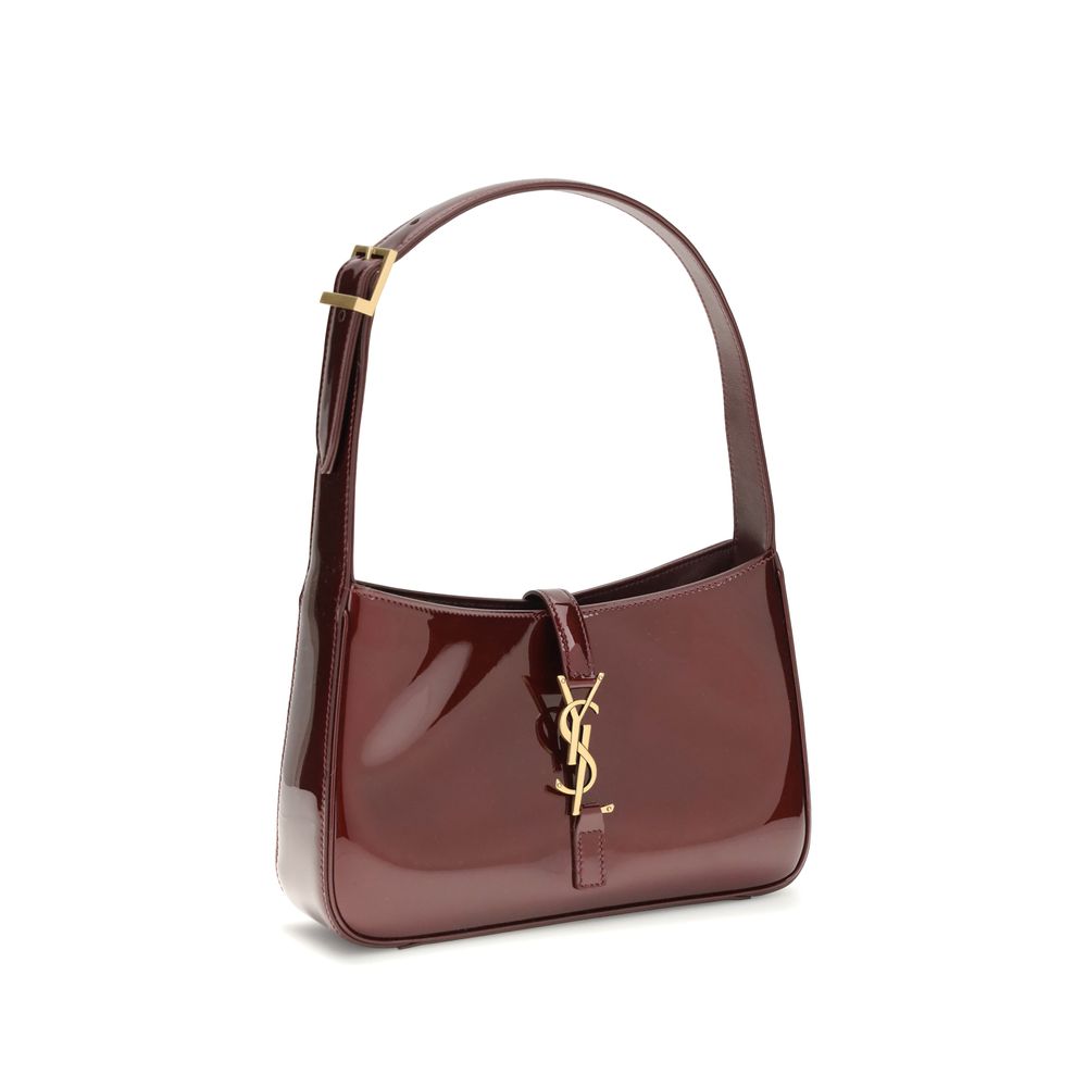 Saint Laurent Bordeaux Calf Leather Bos Taurus Shoulder Bag