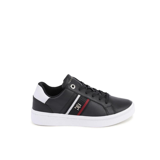 Tommy Hilfiger Blue Leather Low Top Sneakers