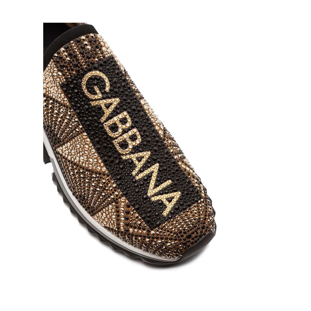 Dolce & Gabbana Black Polyester Sneaker