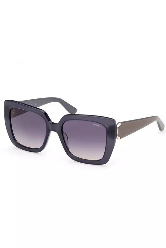 Guess Jeans Chic Smoked Lens Square Sunglasses