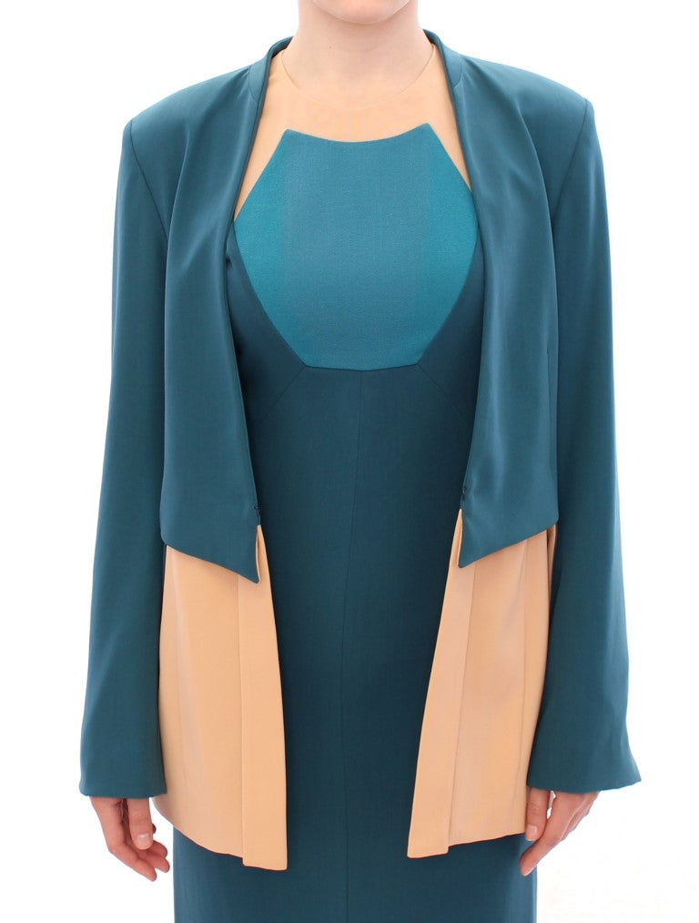 CO|TE Blue stretch blazer jacket