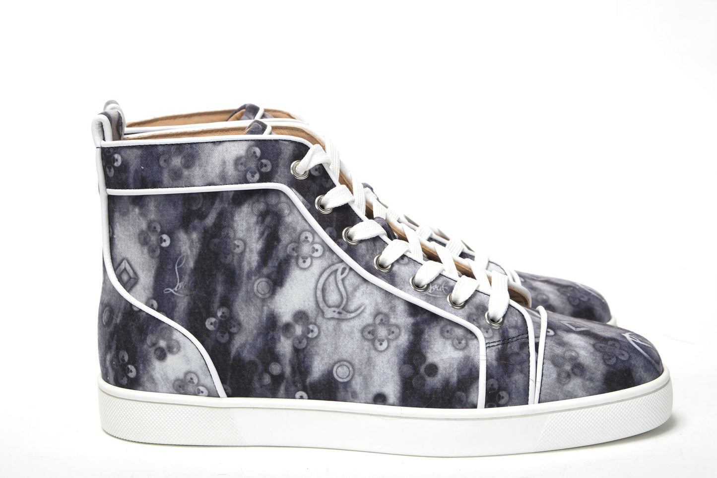 Christian Louboutin Multicolor Louis Orlato Flat Jeans Shoes