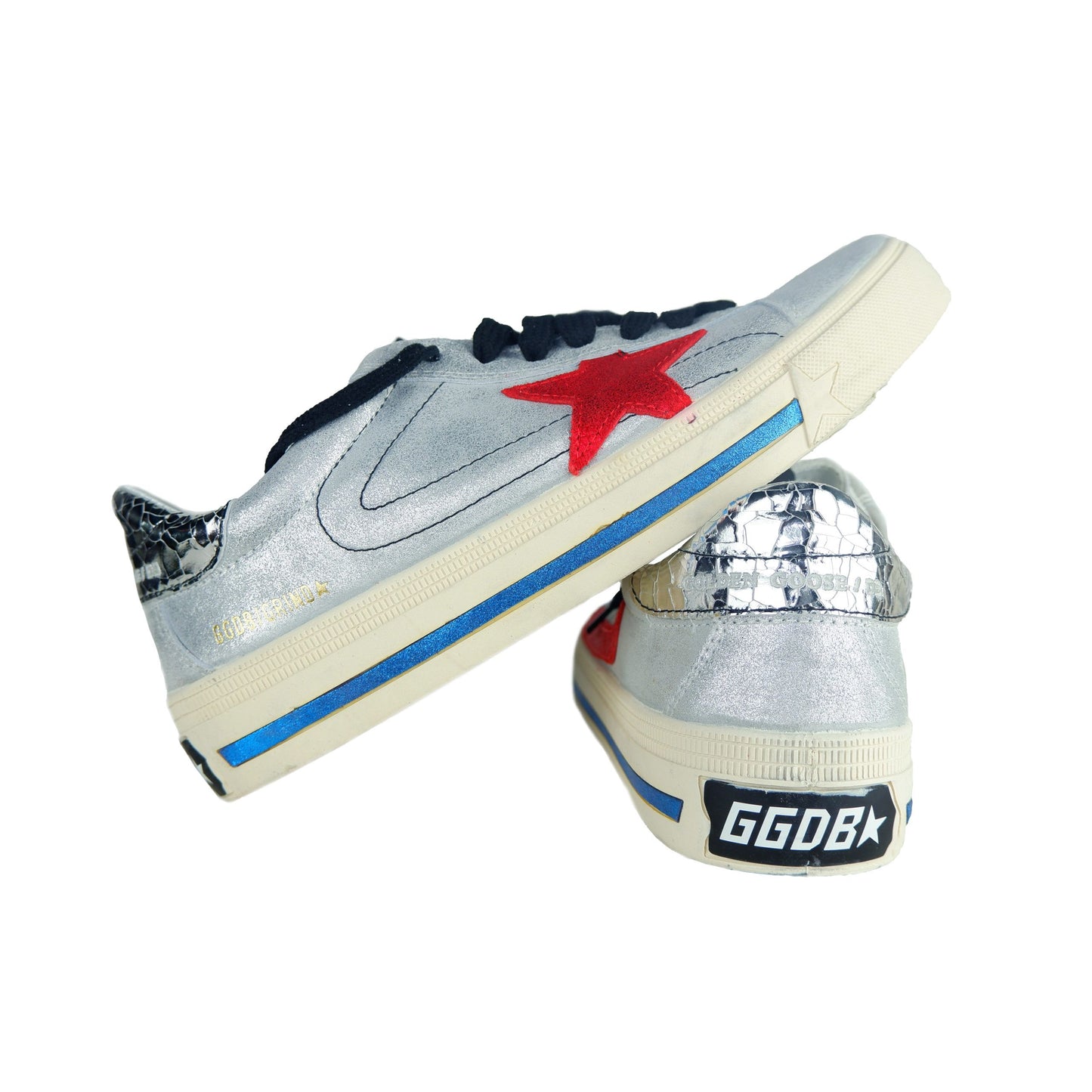 Golden Goose Gray Leather Sneaker