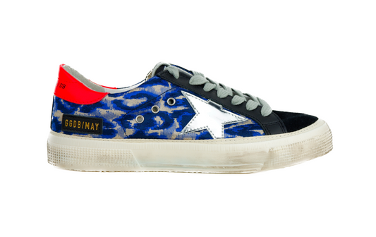 Golden Goose Blue Leather Sneaker