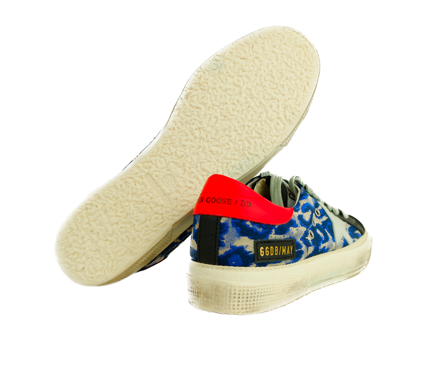 Golden Goose Blue Leather Sneaker